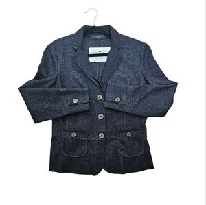 Brunello Cucinelli Cachemire Charcoal Blazer Made In ITALY.